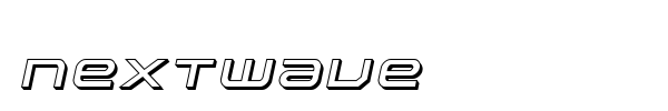 Nextwave font preview