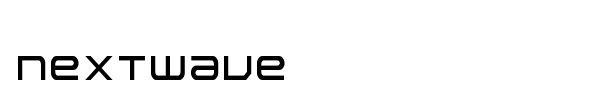 Nextwave font preview