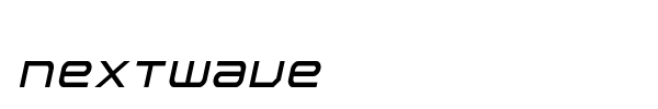Nextwave font preview