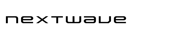 Nextwave font preview