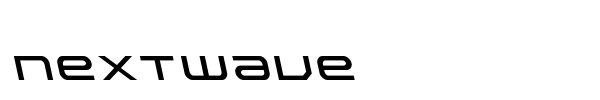 Nextwave font preview