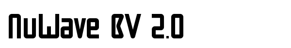 NuWave BV 2.0 font