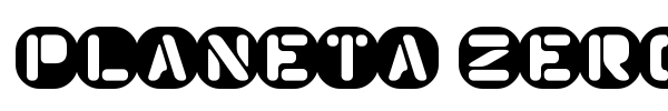 Planeta Zero font