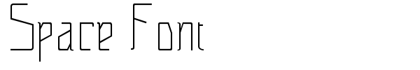 Space Font font