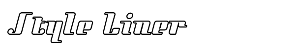 Style Liner font