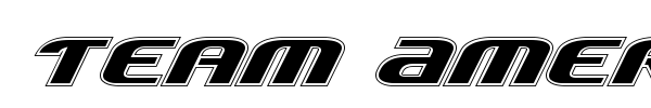Team America font preview