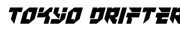 Tokyo Drifter font preview