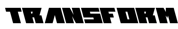 Transformation font