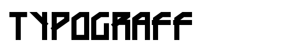 Typograff font