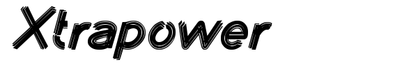 Xtrapower font