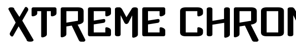 Xtreme Chrome font