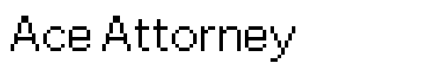 Ace Attorney font