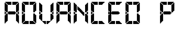 Advanced Pixel LCD-7 font