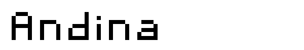 Andina font