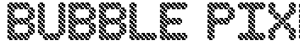 Bubble Pixel-7 font
