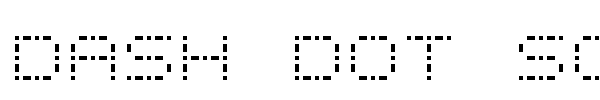 Dash Dot Square-7 font