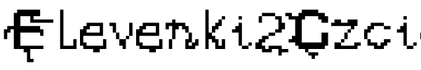 Elevenki2Czcionk font preview