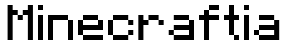 Minecraftia font