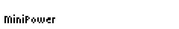MiniPower font