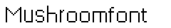 Mushroomfont font preview