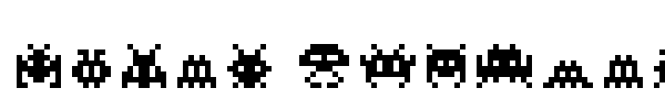 Pixel Invaders font