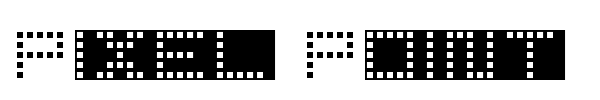 Pixel Point font