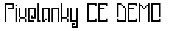 Pixelanky CE DEMO font