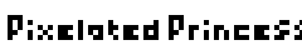 Pixelated Princess font