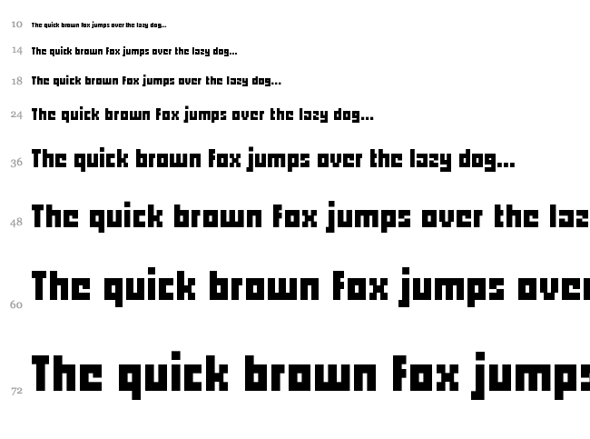 Pxll font waterfall