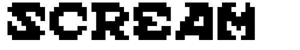 Scream When You're Ready To Die font