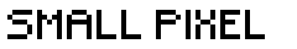 Small Pixel font