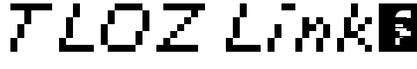 TLOZ Link's Awakening font preview