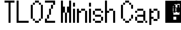 TLOZ Minish Cap / A Link to the Past / Four Sword font preview