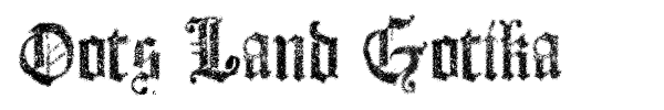 Dots Land Gotika font