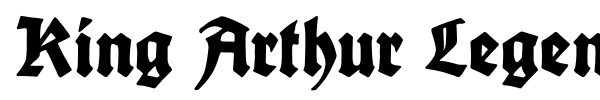 King Arthur Legend font