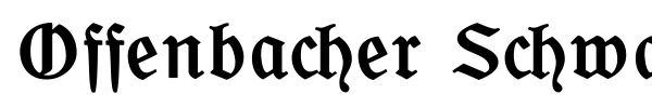 Offenbacher Schwabacher CAT font