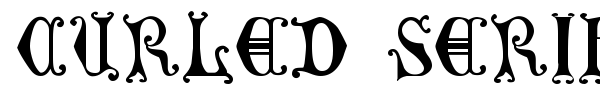 Curled Serif font