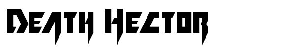 Death Hector font