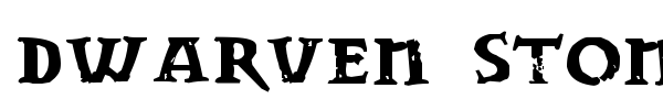 Dwarven Stonecraft font