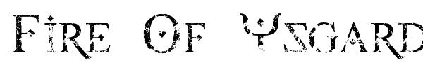 Fire Of Ysgard font