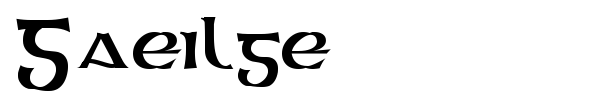 Gaeilge font
