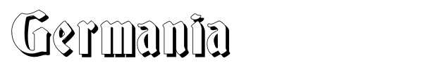 Germania font