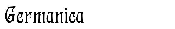 Germanica font