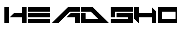 Headshots font