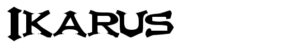 Ikarus font
