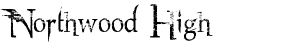 Northwood High font