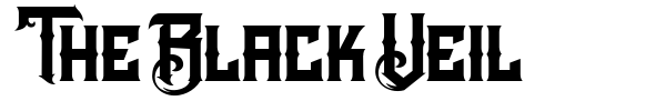 The Black Veil font