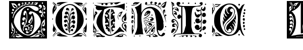Gothic Leaf font