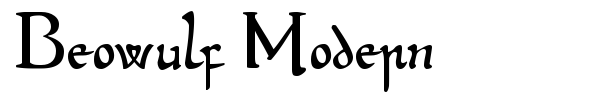 Beowulf Modern font