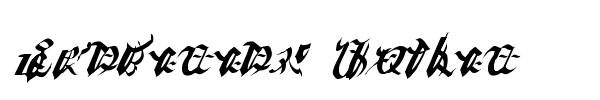 Ivalician Gothic font